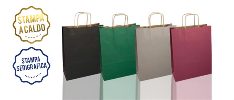 Shopper carta riciclata - Collezione Basic Paper